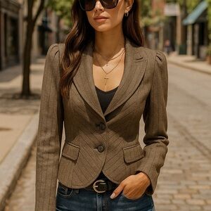 Tailored Wool Blazer
